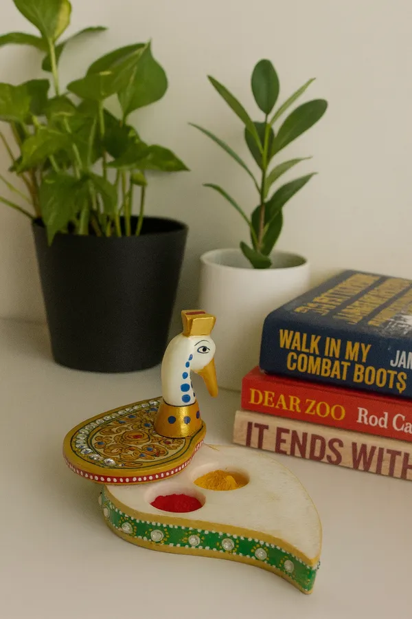 Pack_of_1_Piece_Marble_Multicolor_Hand_Painted_Peacock_Roli_Tikka_Holder_for_Pooja_Room_and_Table_Decoration
