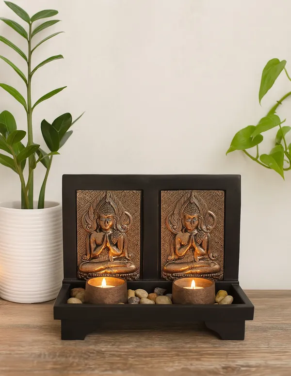 Pack_of_1_Set_Double_Buddha_With_Candle_Holder_for_Center_and_Side_Table_Decoration