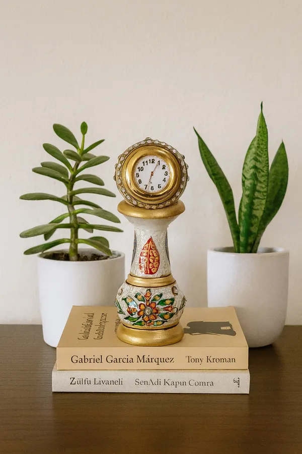 Pack_of_1_Piece_Marble_Multicolor_Hand_Painted_Table_Clock_for_Home_and_Table_Decoration