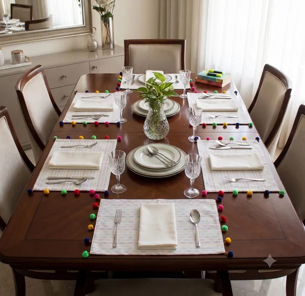 Pack_of_18_Piece_Cotton_White_Pastel_Stripe_Pompom_Collection_Place_Mat_With_Napkin-For_Dinning_Table,_Center_Room_and_Kitchen