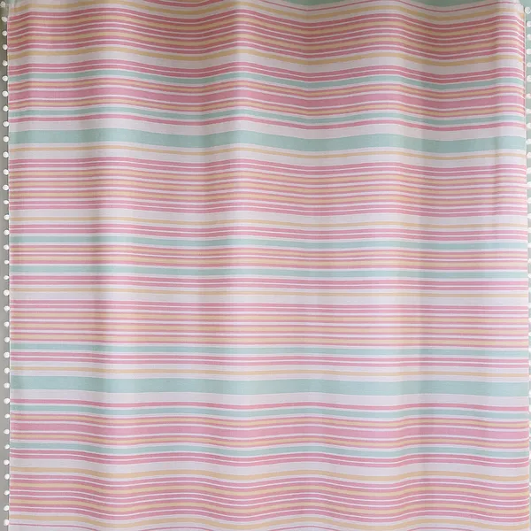 Pack_of_2_Cotton_Pink_Candy_Stripe_Pompom_Collection_Eyelet_Curtain_Set_for_Window_and_Door