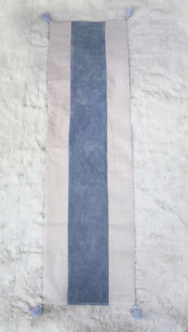 Pack_of_1_Piece_Cotton_Sky_Blue_Paradise_Velvet_Collection_Table_Runner-For_Dining_&_Center_Table