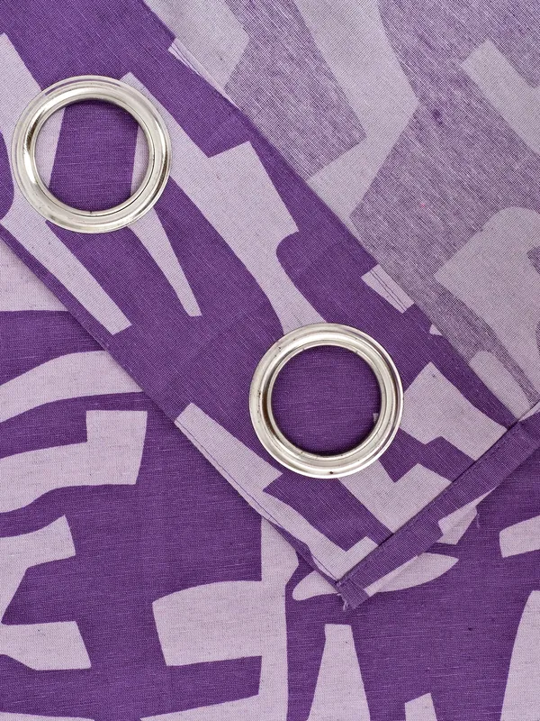 Pack_of_2_Cotton_Purple_Mauve_Urban_abstract_Collection_Eyelet_Curtain_Set_for_Window_and_Door