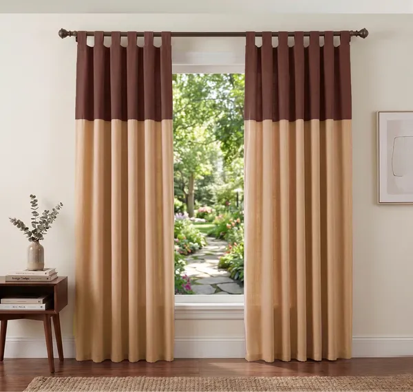Pack_of_2_Piece_Cotton_Beige_Solid_Sheer_Summer_fun_Colorful_Tab_Top_Curtain_Set_for_Door_Curtain-For_Bedroom_and_Living_Room