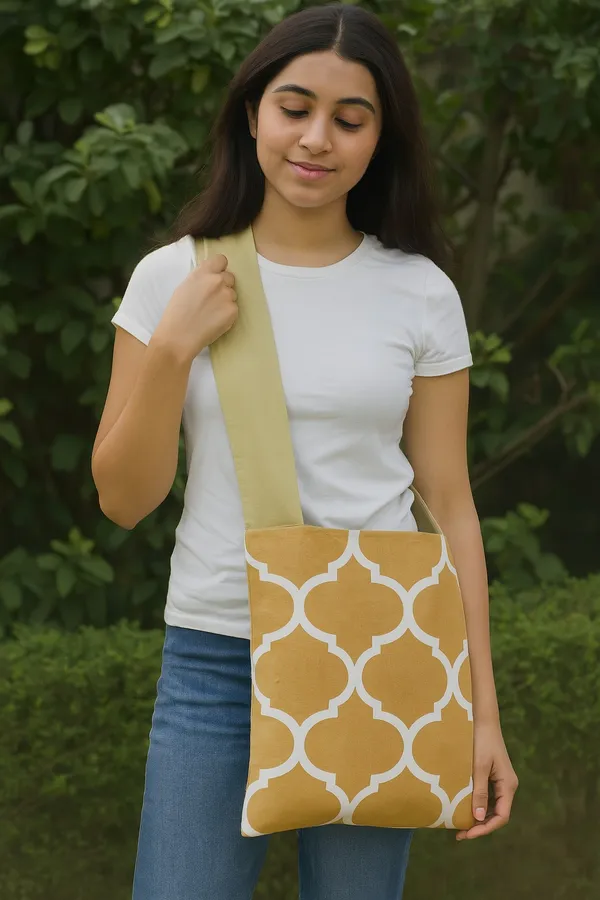 Pack_of_1_Piece_Cotton_Sand_Beige_Ogee_Printed_Collection_Crossbody_Messenger_Bag_for_Women,_Men,_Girl_&_Boy