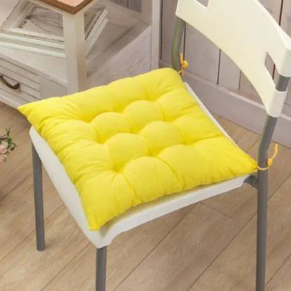 Pack_of_1_Piece_Cotton_Yellow_Soild_Chair_Pad_for_Chair_&_Floor