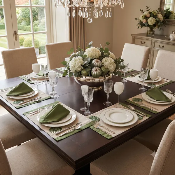 Pack_of_18_Pieces_Cotton_Green_Circular_embroidery_Place_Mat_With_Napkin_for_Dinning_and_Center_Table