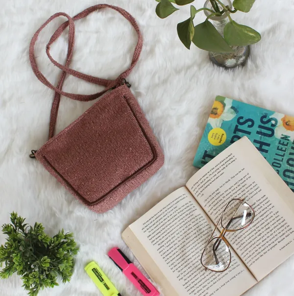 Pack_of_1_Piece_Polyester_Mauve_Delta_Boucle_Collection_Sling_Bag_for_Girl_and_Women