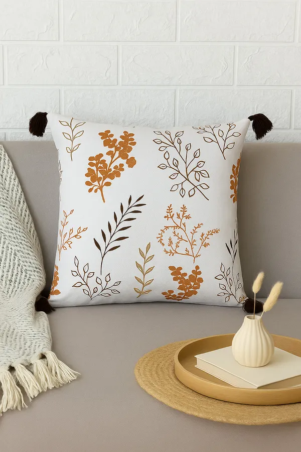 Pack_of_2_Piece_Orange_Cotton_Bloom_Bliss_Printed_Collection_Cushion_&_Pillow_Cover_for_Living_Room_and_Bedroom