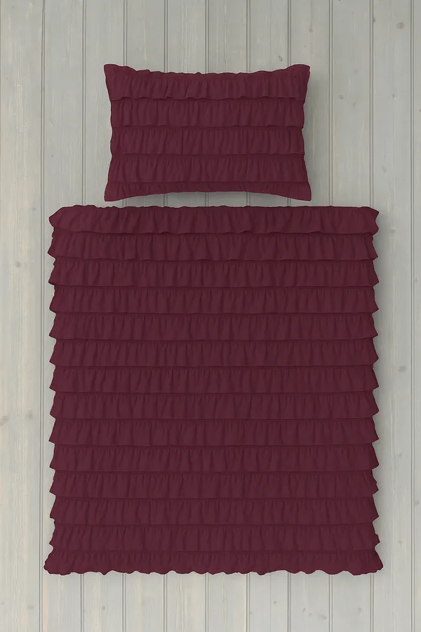 Pack_of_2_&_3_Pieces_Cotton_Ruffle_King_Single_Bedsheet_With_Pieces_Pillow_Cover_for_Bedroom,_Guest_Room,_Kids_Room