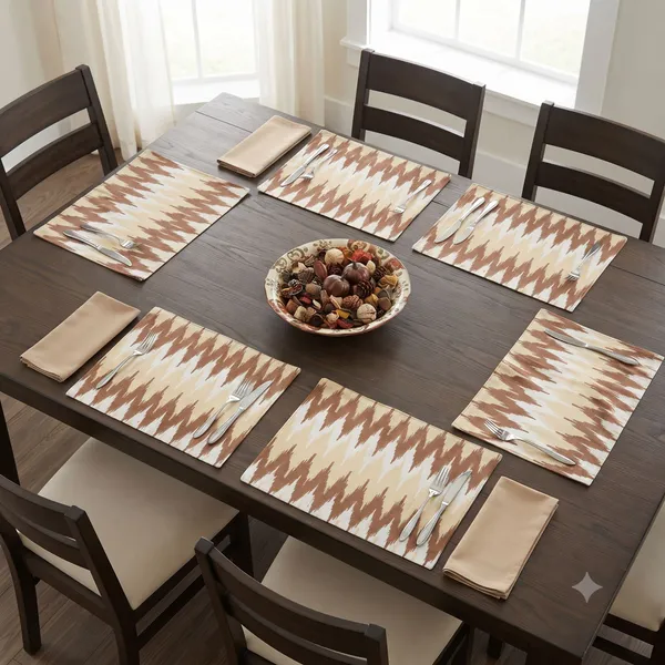 Pack_of_18_Pieces_Cotton_Beige_Brown_Ternion_Printed_Place_Mat_and_Napkin_Set_for_Dinning_and_Center_Table