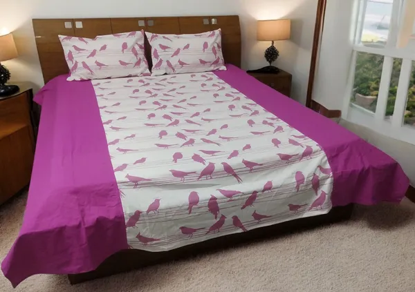 Pack_of_3_Pieces_Cotton_Pink_Bird_Printed_Bedsheet_With_Pillow_Cover_for_Bedroom,_Guest_Room,_Kids_Room