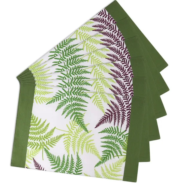 Pack_of_5,7_&_9_Cotton_Green_Tropical_Leaf_Collection_Table_Cover_With_Place_Mat-for_Dining_and_Center_Table