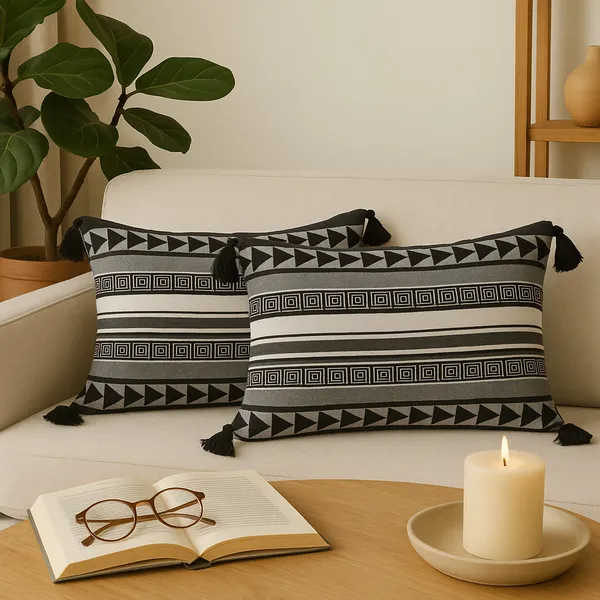 Pack_of_2_Pieces_Cotton_Black_Estrea_Colourful_Collection_Cushion_and_Pillow_Cover_for_Living_Room_and_Bed_room