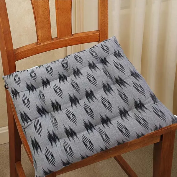 Pack_of_1_Piece_Cotton_Grey_Black_Ikat_Printed_Chair_Pad_for_Chair_&_Floor