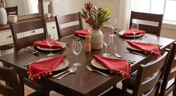 Pack_of_6_Pieces_Cotton_Red_Multi_Pompom_Napkin_Set_for_Dining_and_Kitchen