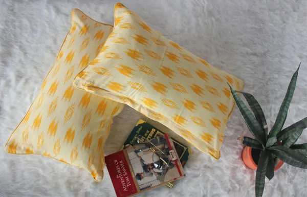 Pack_of_2_Pieces_Cotton_Yellow_Pochampaaly_Weave_Ikat_Printed_Cushion_and_Pillow_Cover_For_Living_Room_and_Bedroom