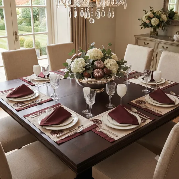 Pack_of_18_Pieces_Cotton_Maroon_Pink_Circular_embroidery_Place_Mat_With_Napkin_for_Dinning_and_Center_Table