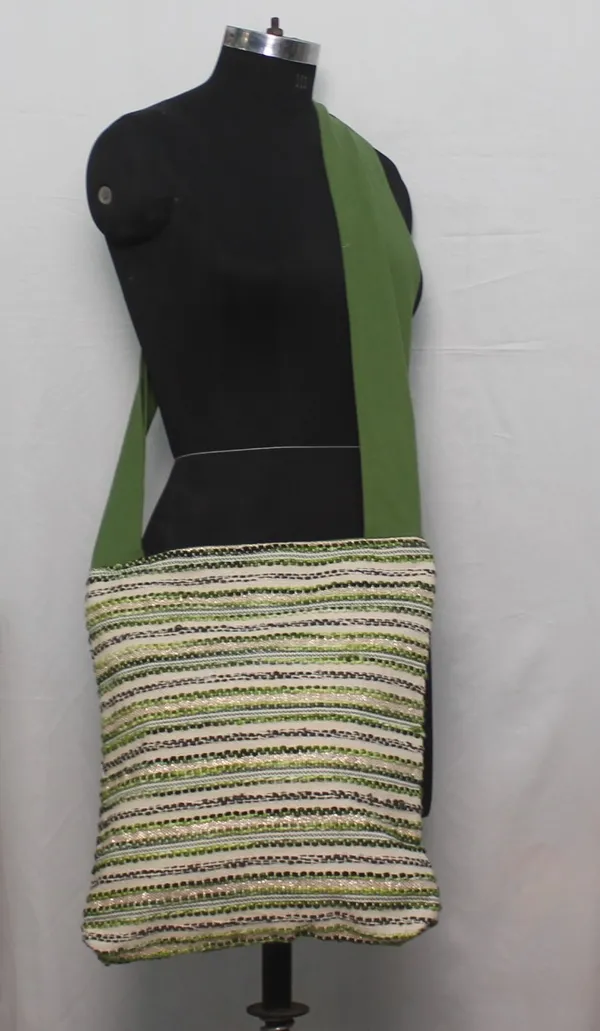 Pack_of_1_Piece_Premium_Cotton_Green_Stripe_Villa_Collection_Crossbody_Messenger_Shoulder_Bag_for_Women,_Men,_Girl_&_Boy