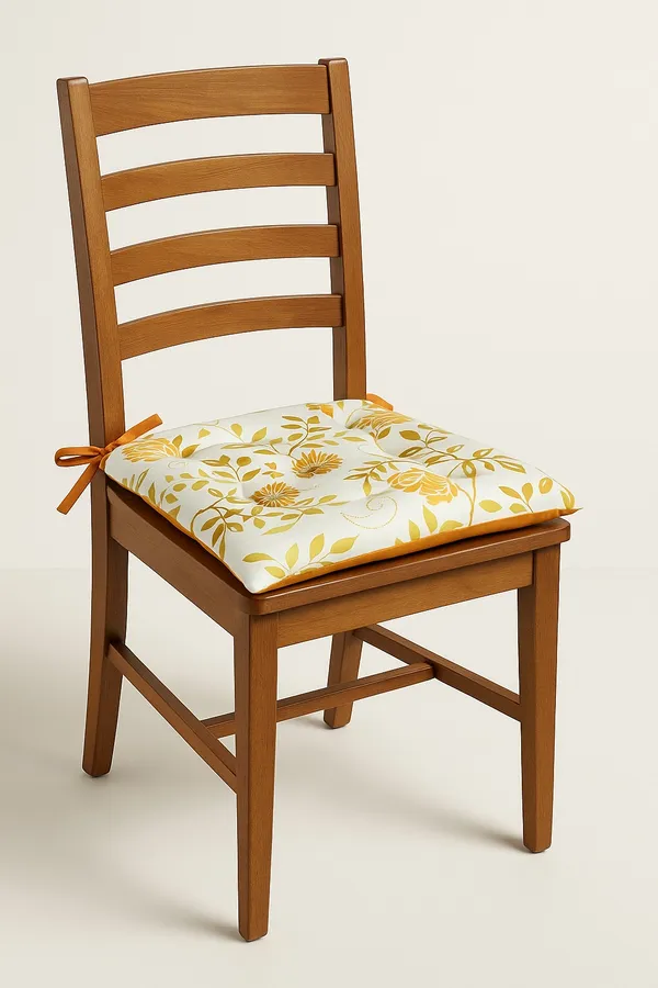 Pack_of_1_Piece_Cotton_Orange_Big_Leaf_Printed_Chair_Pad_for_Chair_&_Floor
