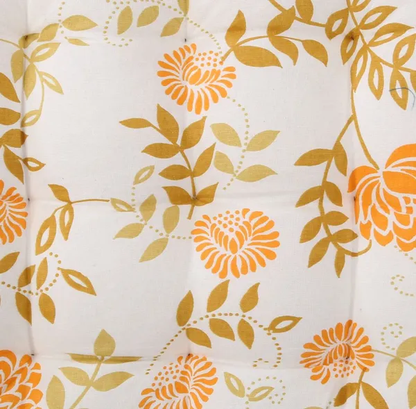 Pack_of_1_Piece_Cotton_Orange_Big_Leaf_Printed_Chair_Pad_for_Chair_&_Floor