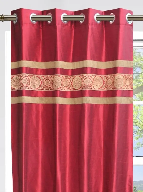 Pack_of_2_Polyester_Maroon_Ethnic_Zari_Lace_Eyelet_Curtain_Set_for_Window_and_Door