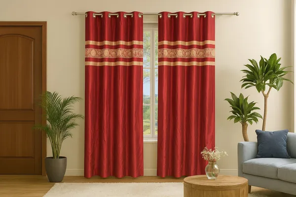 Pack_of_2_Polyester_Maroon_Ethnic_Zari_Lace_Eyelet_Curtain_Set_for_Window_and_Door