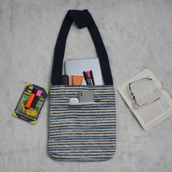 Pack_of_1_Piece_Premium_Cotton_Blue_Stripe_Villa_Collection_Crossbody_Messenger_Shoulder_Bag_for_Women,_Men,_Girl_&_Boy