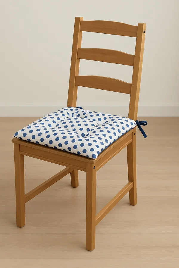 Pack_of_1_Piece_Cotton_Blue_Polka_Dot_Printed_Chair_Pad_for_Chair_&_Floor
