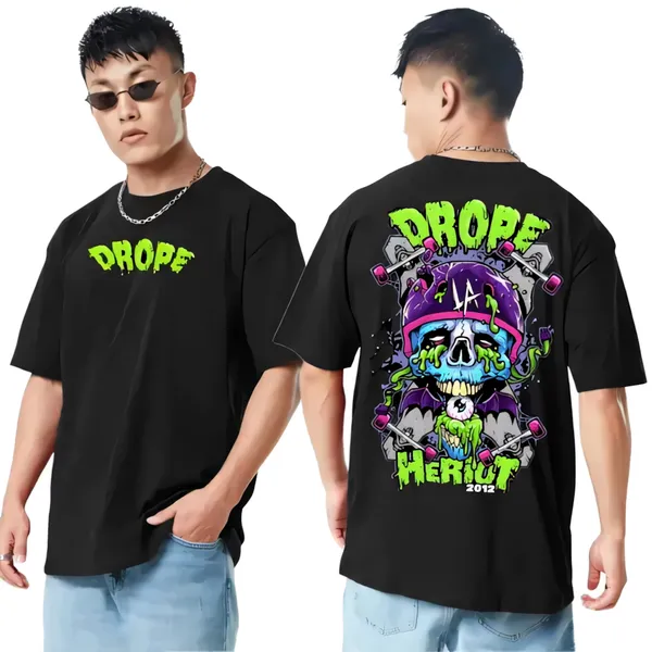 Black_Premium_Drope_Printed_Cotton_For_Men