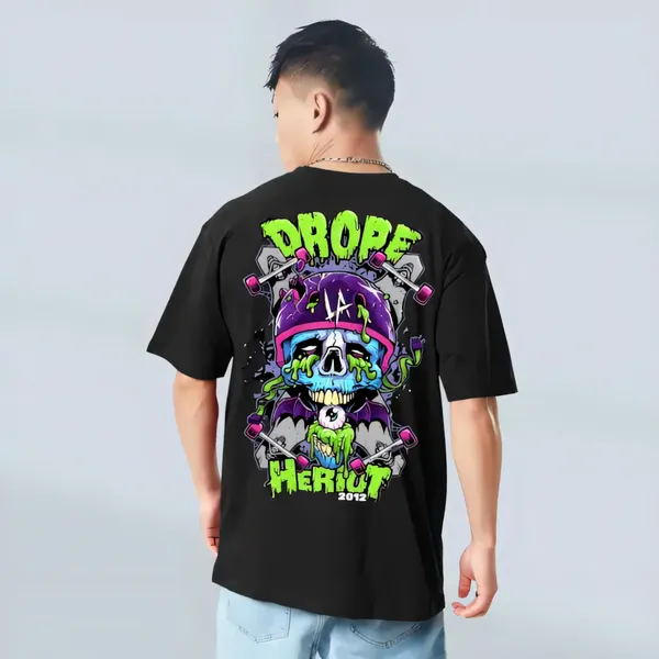 Black_Premium_Drope_Printed_Cotton_For_Men