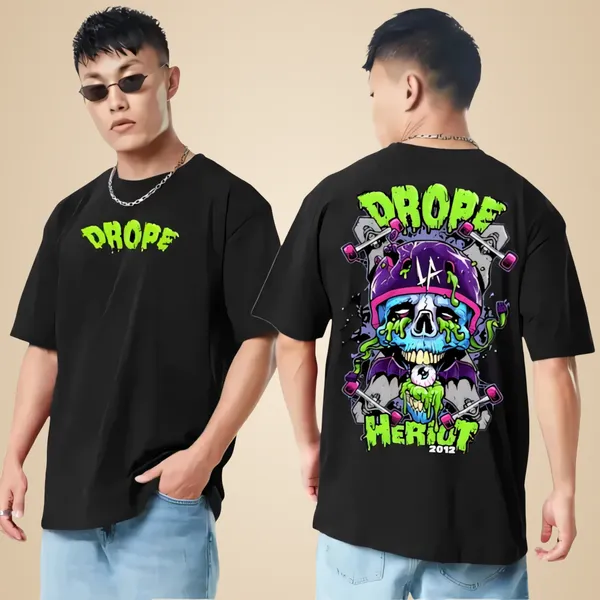 Black_Premium_Drope_Printed_Cotton_For_Men