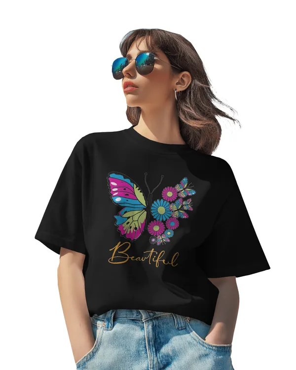 Black_Premium_Butterfly_Printed_Cotton_For_Women