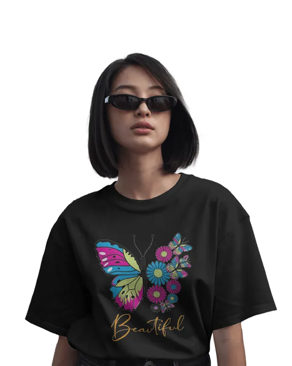Black_Premium_Butterfly_Printed_Cotton_For_Women