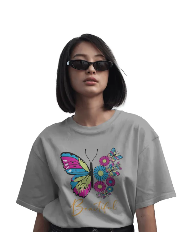 Grey_Premium_Butterfly_Printed_Cotton_For_Women