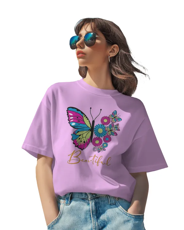Pink_Premium_Butterfly_Printed_Cotton_For_Women