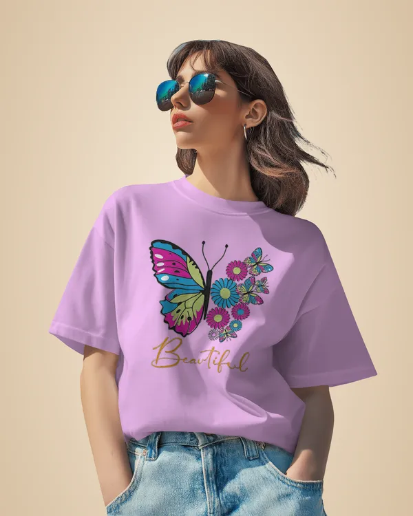 Pink_Premium_Butterfly_Printed_Cotton_For_Women