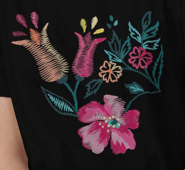 Black_Premium_Flower_Printed_Cotton_For_Women