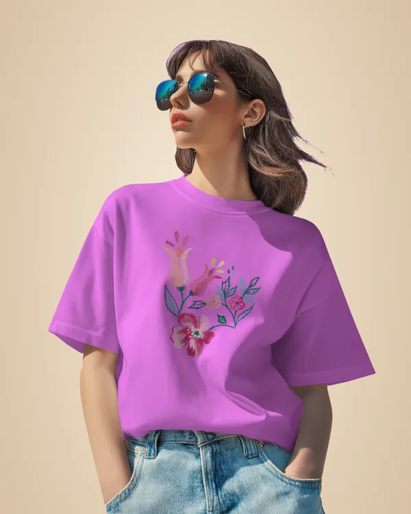 Pink_Premium_Flower_Printed_Cotton_For_Women