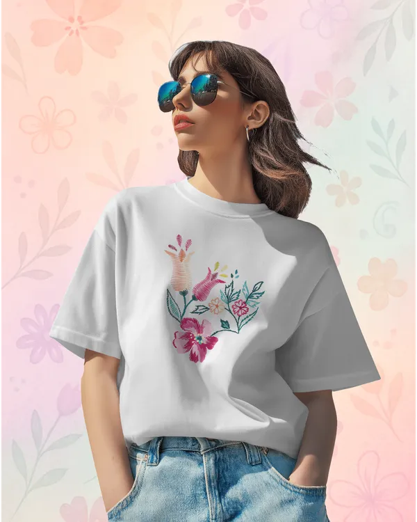 White_Premium_Flower_Printed_Cotton_For_Women