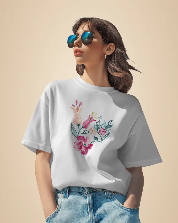 White_Premium_Flower_Printed_Cotton_For_Women