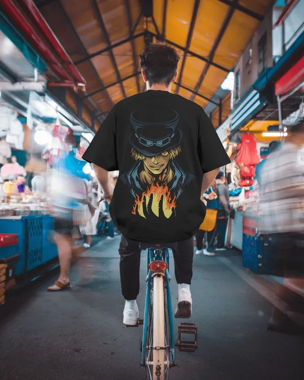 Black_Premium_Fire_Printed_Cotton_For_Men