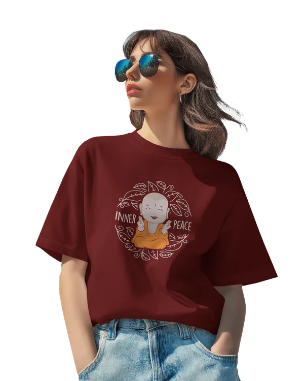 Maroon_Premium_Inner_Peace_Printed_Cotton_For_Women