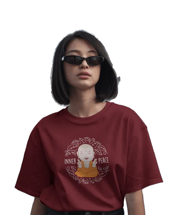 Maroon_Premium_Inner_Peace_Printed_Cotton_For_Women
