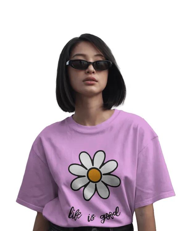 Pink_Premium_Life_Is_Good_Printed_Cotton_For_Women