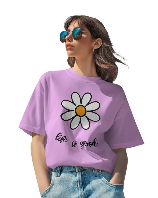 Pink_Premium_Life_Is_Good_Printed_Cotton_For_Women