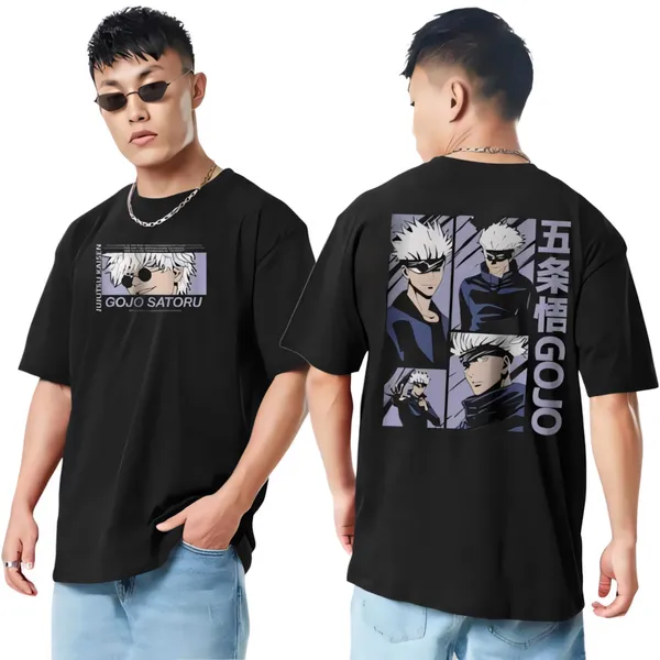 Black_Premium_Gojo_Printed_Cotton_For_Men