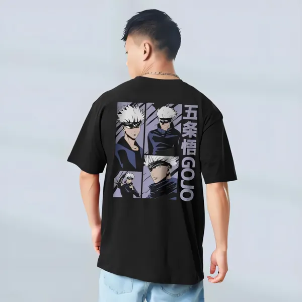 Black_Premium_Gojo_Printed_Cotton_For_Men