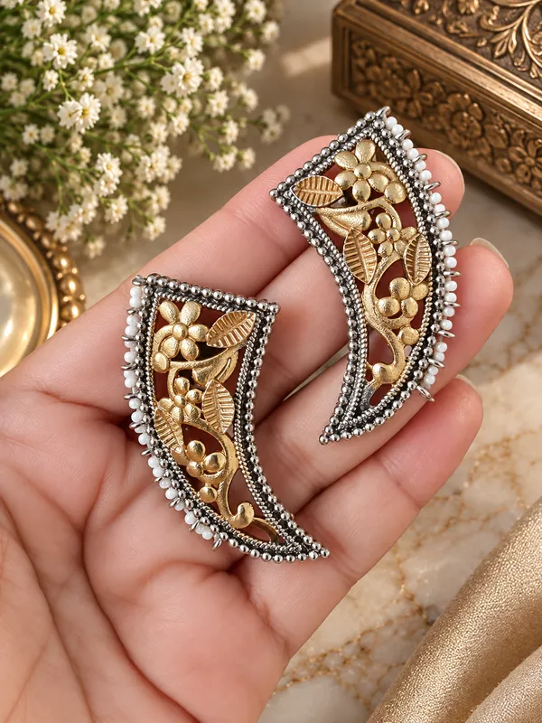 VASUDHA_DUALTONE_FUSION__NECKLACE_SET_WITH_EARRINGS_FOR_WOMEN