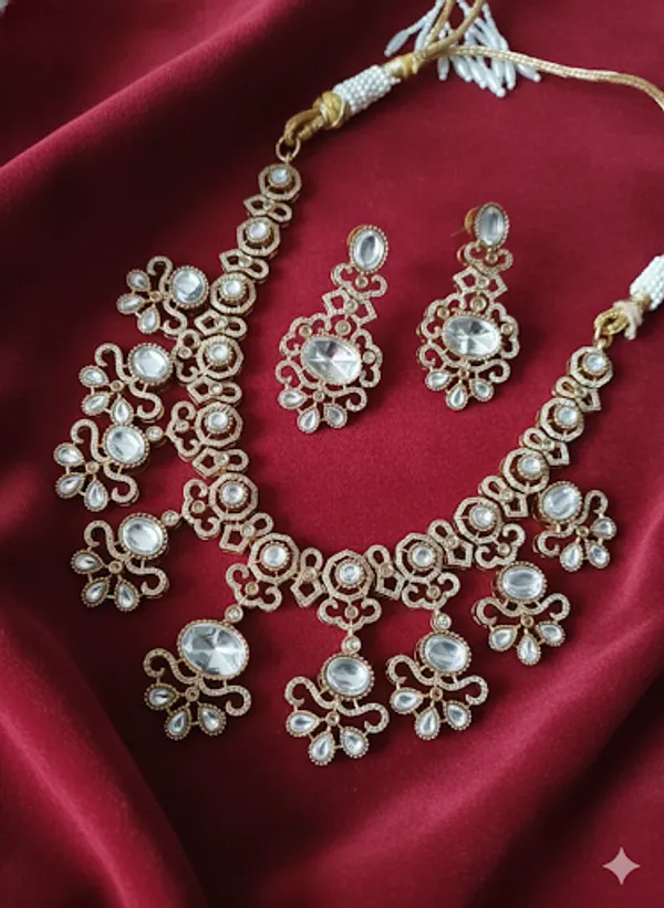 RAAG_FINE_KUNDAN_NECKLACE_SET_WITH_EARRING